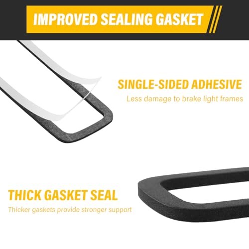 3rd Third Brake Light High Mount Stop Light Gasket Seal, Compatible with Dodge