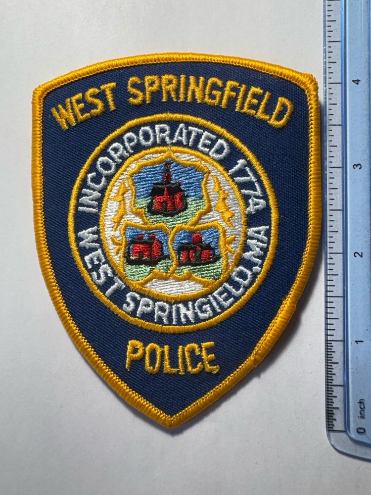 West Springfield Massachusetts Police Patch