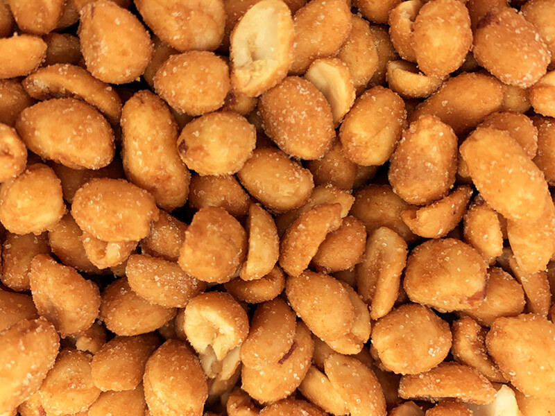 Bulk Jumbo Honey Roasted Peanuts (Select Size Below.)
