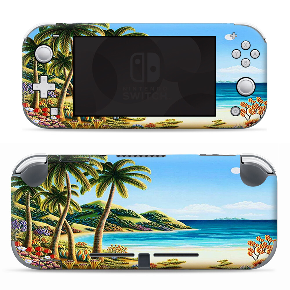 Skins Decals wrap for Nintendo Switch Lite - Beach Water Palm Trees