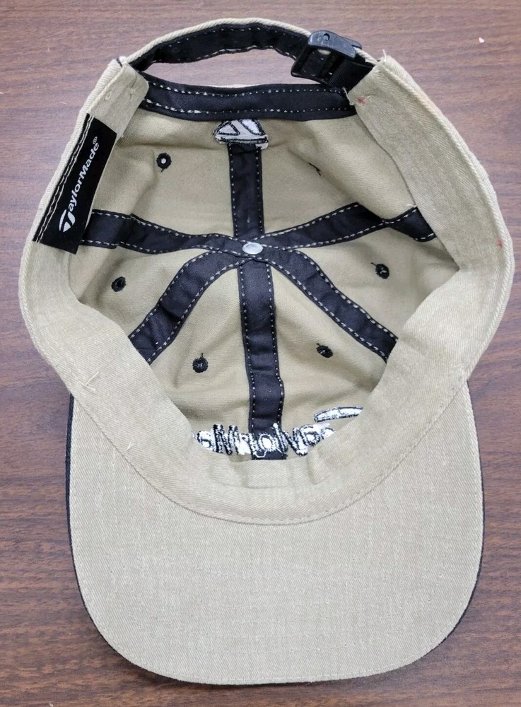 Taylor Made - Golf Hat Strapback Cap Adjustable Brown Tan Khaki PGA Baseball