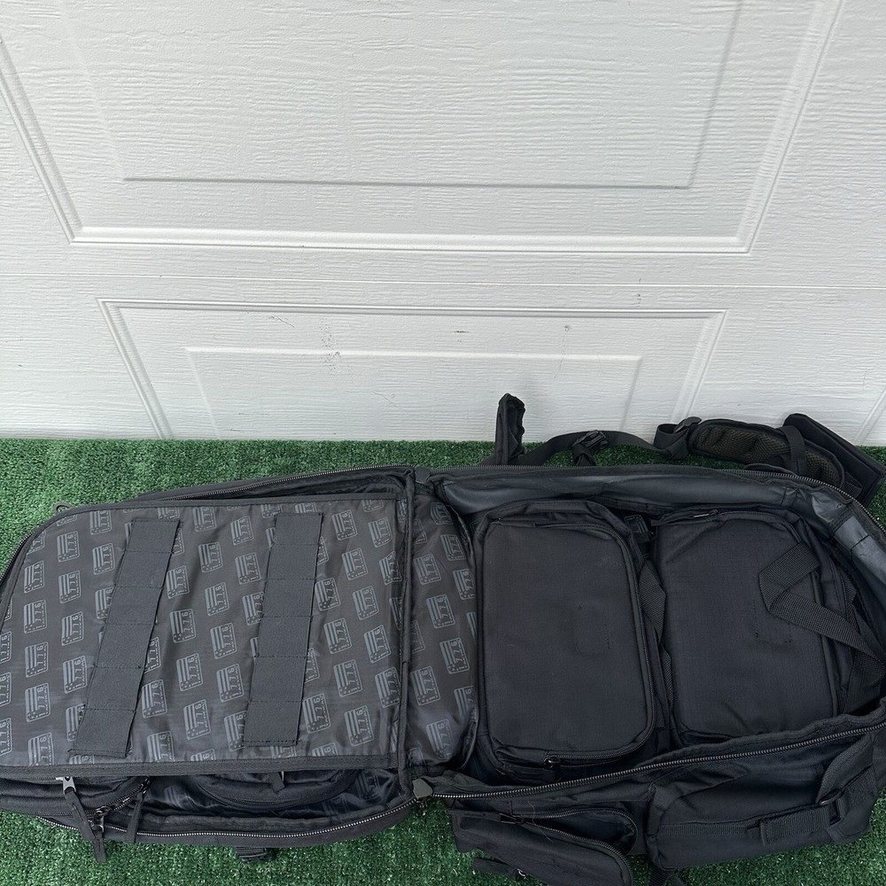 1776 SECOND AMENDMENT RANGEPACK Heavy Duty Black Tactical Backpack Outdoor Bag