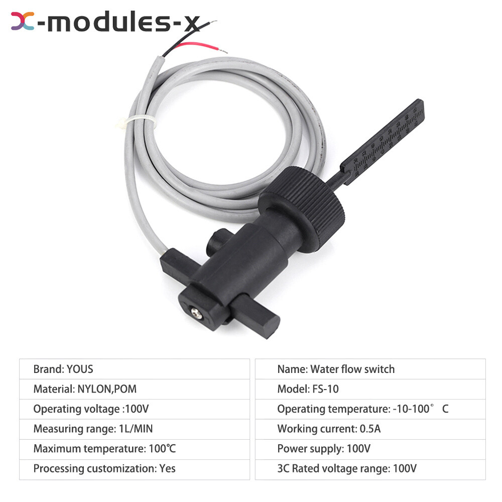 1L/MIN Water Level Control Float Level Switch Water Flow Detector Level Sensor