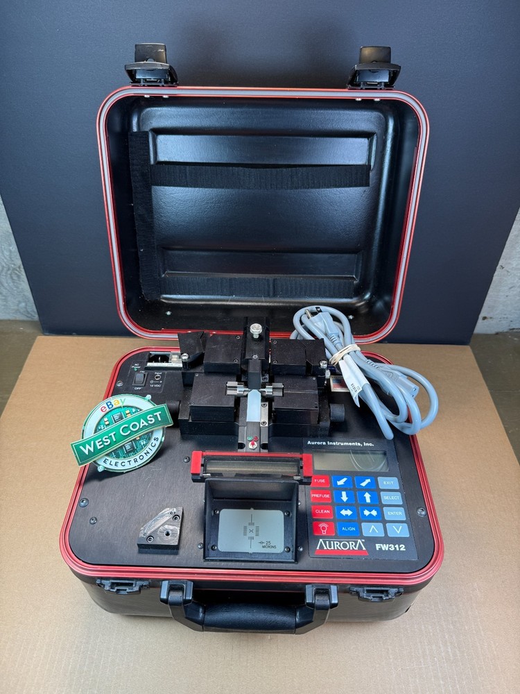 Aurora FW312 SM MM Core Alignment Fusion Splicer Works Ships Fast!!!