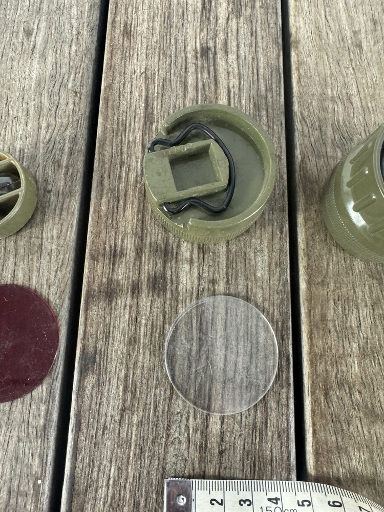 Vintage US Army USMC Flashlight Bottoms