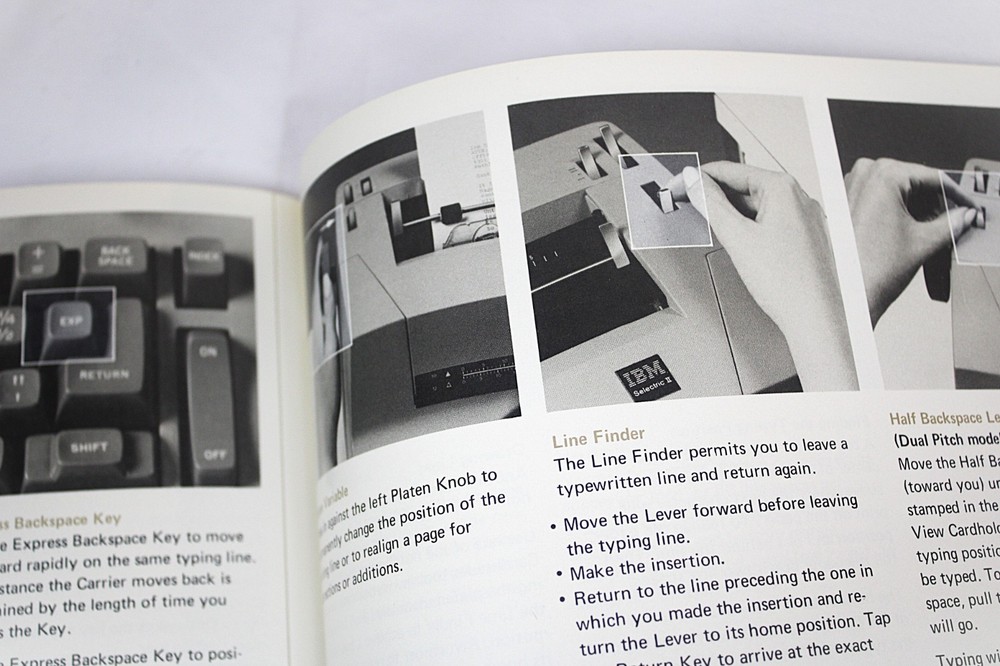 Typewriter Operating Instructions IBM Manual Selectric 2 Booklet Pamphlet HTF