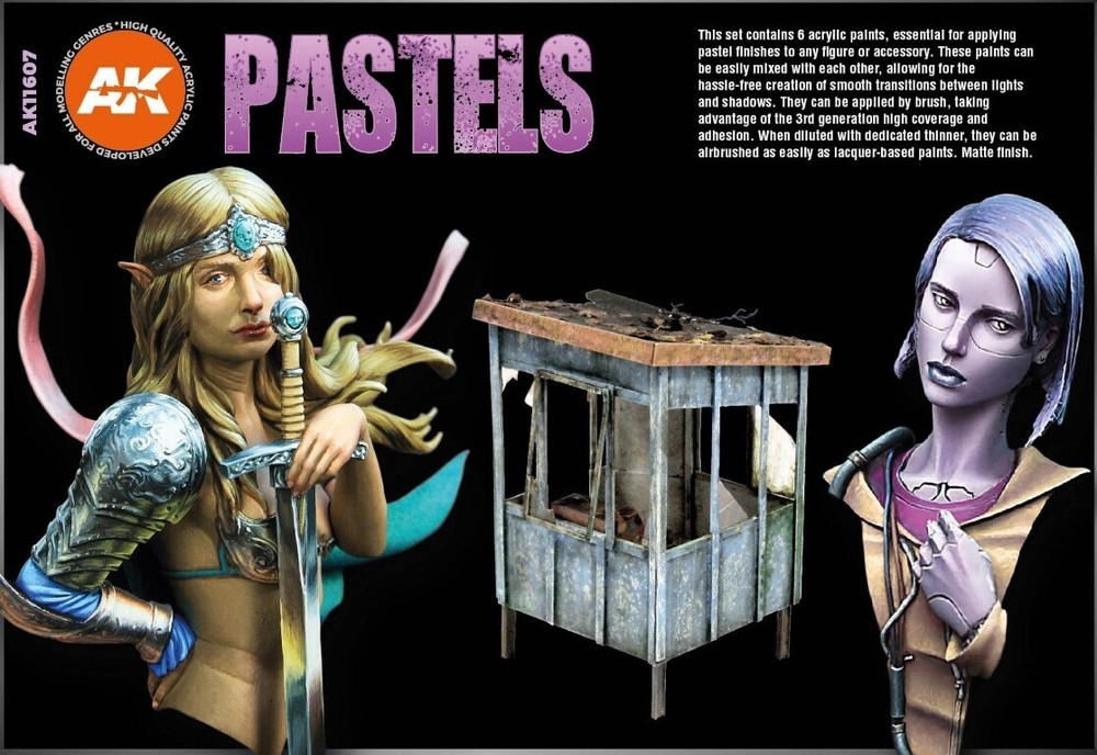 AK Interactive: Pastel Colors - Paint Set - AK11607