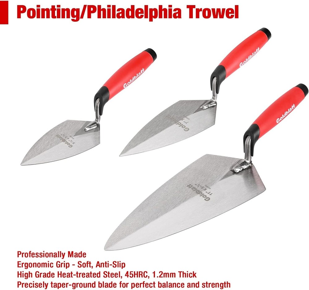 Complete 6PCS Masonry Tool Set for Bricklayers – Durable & Easy-Clean Design