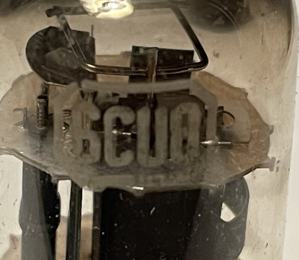 GE 6CU8 Electronic Tube