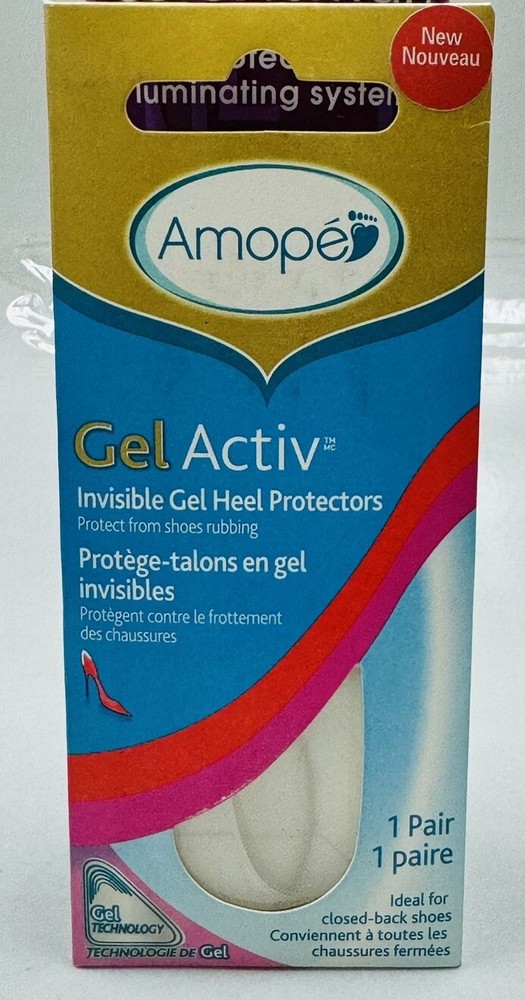 amope gel activ invisible heel protectors 6 pairs