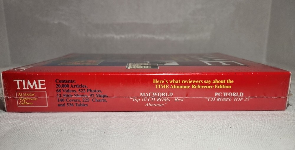 Time Almanac 1994 Reference Edition CD Apple Mac Computer VINTAGE SEALED RARE