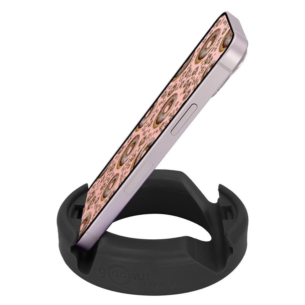 GoDonut Original – Smartphone and Tablet Stand – Compatible Medium, Black