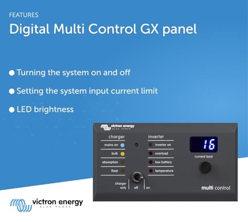 200/200 amp Digital Multi Control panel GX