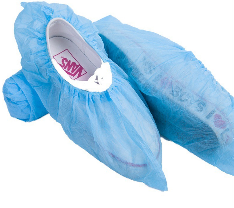 200Pcs Disposable Boot & Shoe Covers, PE Non-Slip and Protective
