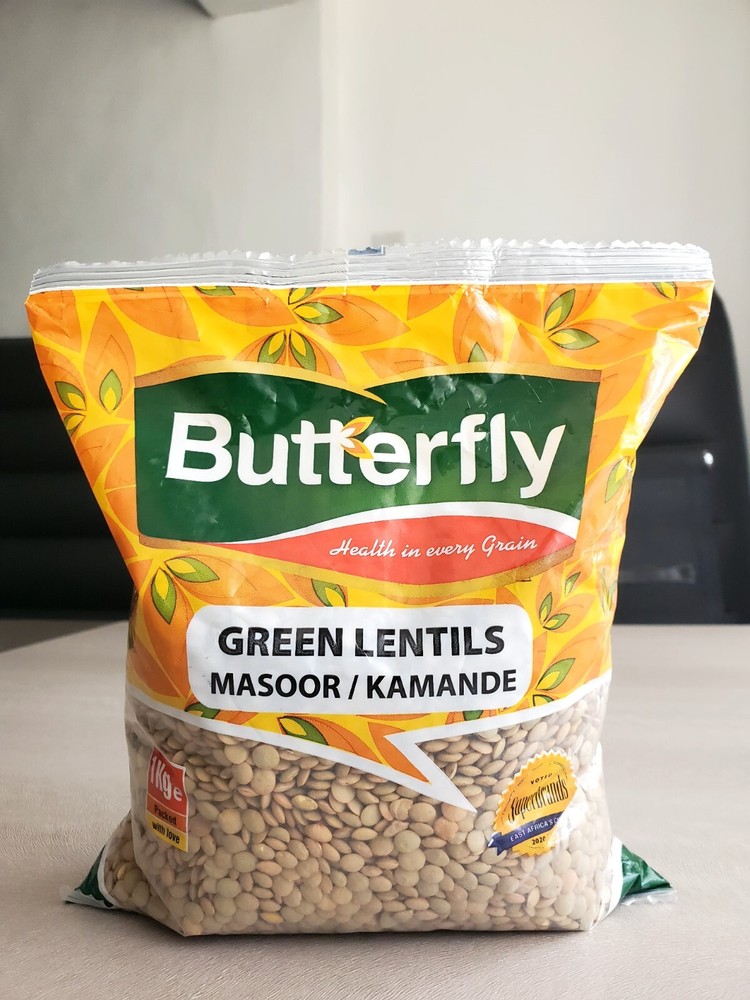 Butterfly Green lentils