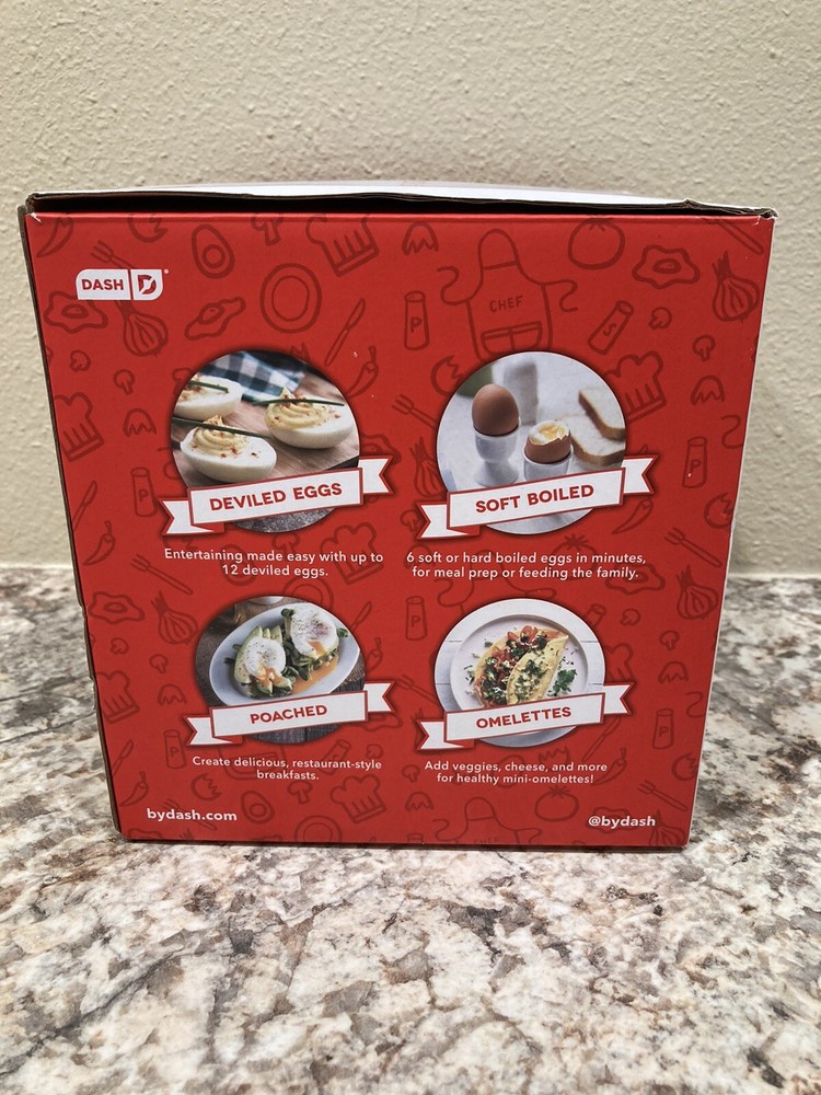 DASH Rapid Egg Cooker: 6 Egg Capacity Electric Egg Cooker for Hard Boiled Eggs,
