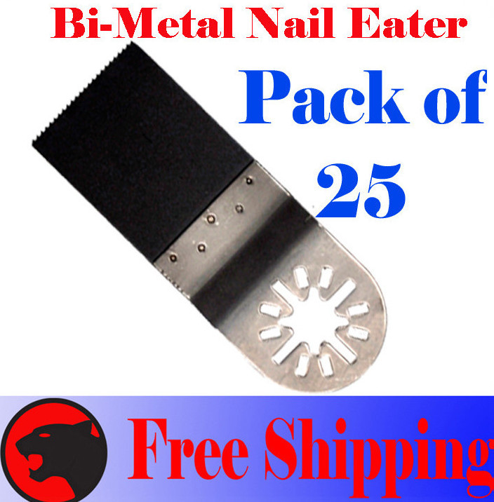 25 Nail Eater Oscillating Multi Tool Saw Blade Bosch Multi-X Fein Multimaster