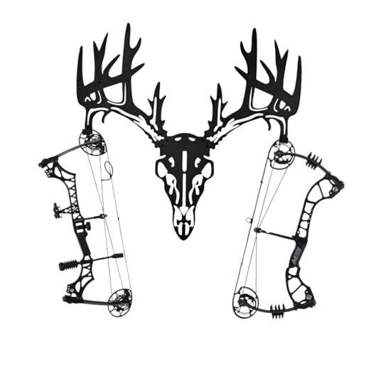 Compound Bow Hanger for Wall - Deer-Shaped Bow Wall Mount Archery Bow Rack