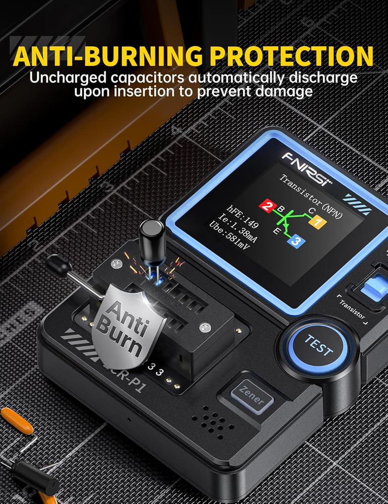 LCR Meter & Transistor Tester - Precision Tool for Accurate Component Testing