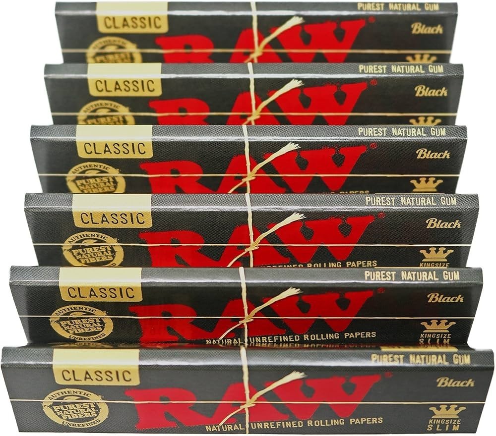RAW Perfect Cone Maker + 2 Black Classic KS Slim Papers + RAW Tips