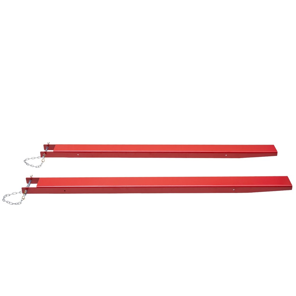 Pallet Fork Extensions Forklift Extensions 82" x 4.5" Heavy Duty with Pins