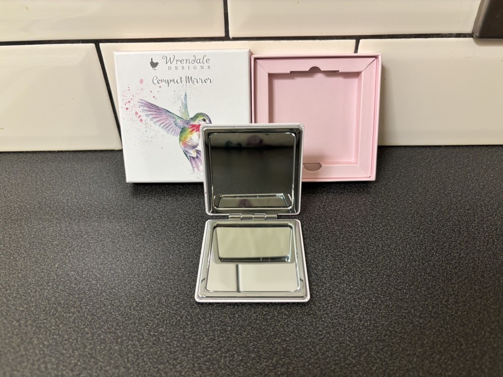 Wrendale Designs Hummingbird Compact Mirror - perfect gift.