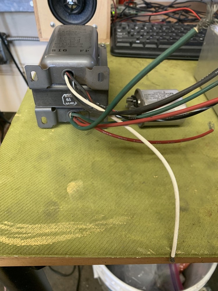 sola filament transformer 6.3v 5amp