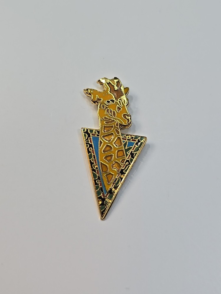 Giraffe Lapel Pin Triangle Shape