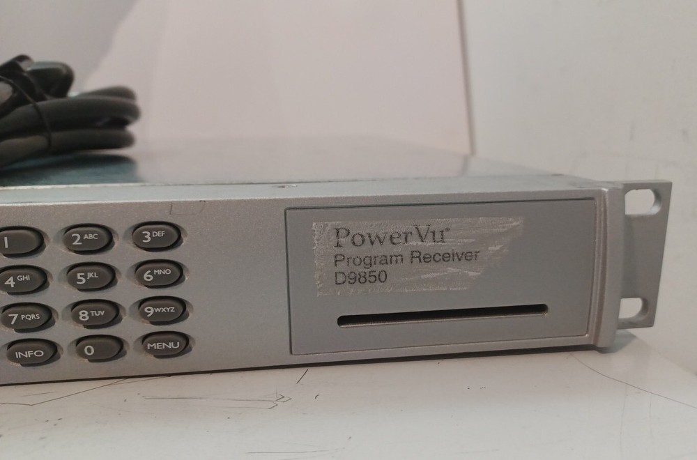 Cisco Scientific Atlanta D9850 PowerVu Program Reciever / Video Decoder USED