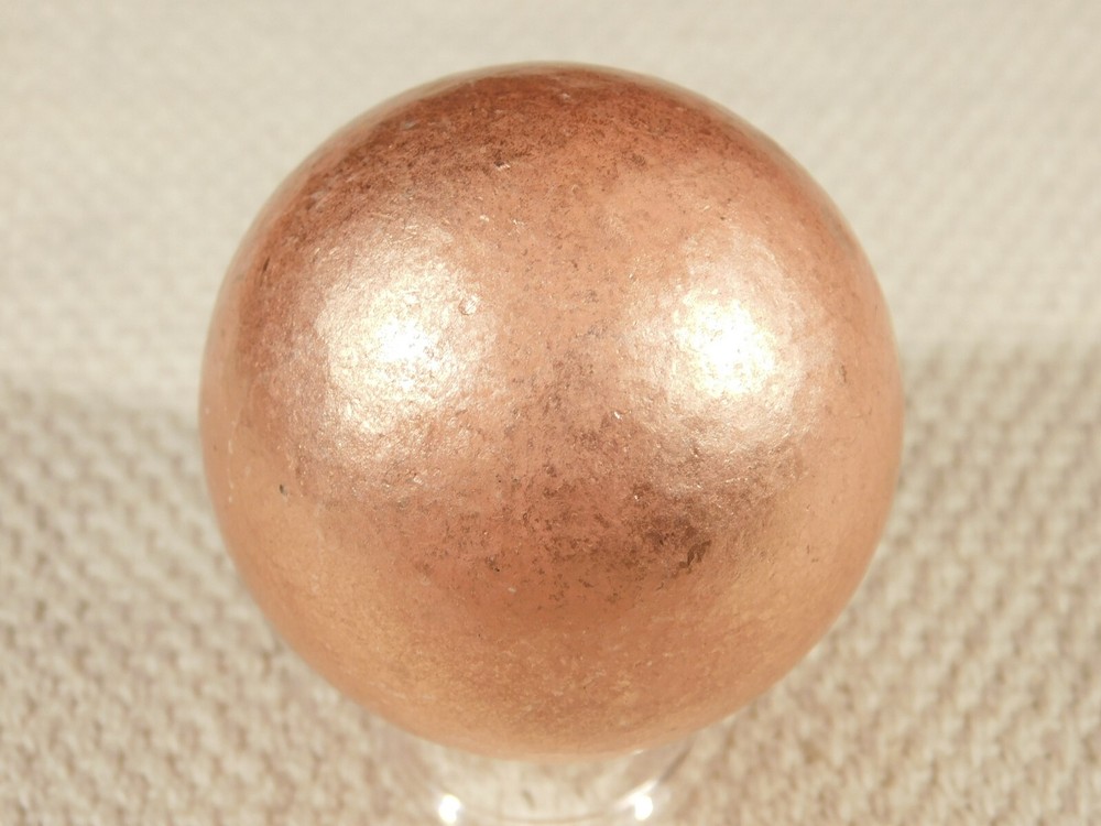 BIG! Super Heavy Solid COPPER SPHERE From Michigan 589gr