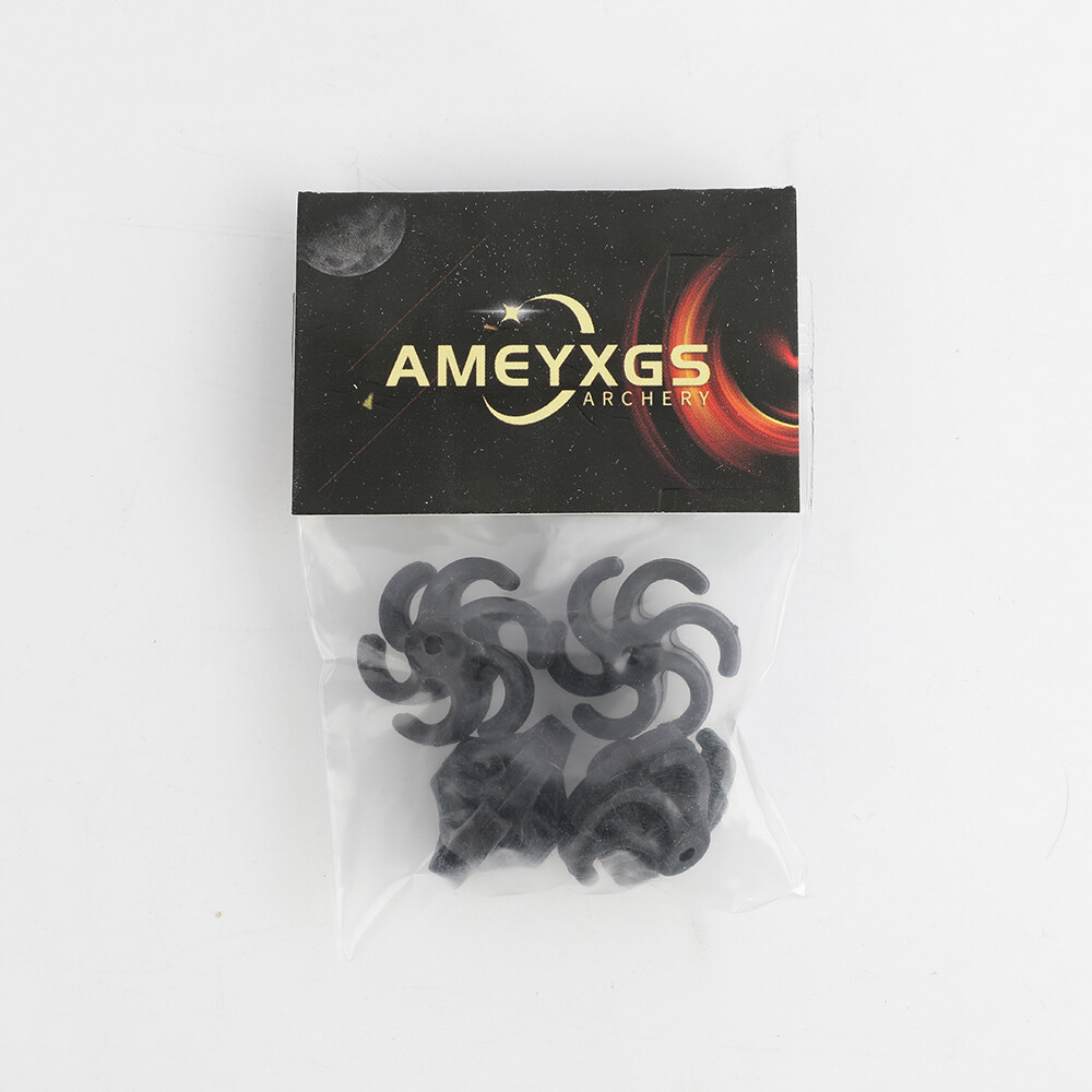 4pcs Archery Bowstring Stabilizer String Silencer Recurve Compound Bow Dampener