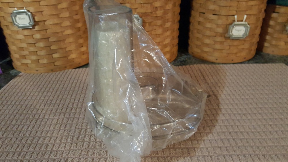 General Electric GE FP1 Food Processor Replacement Lid Top Cover Pusher Unused