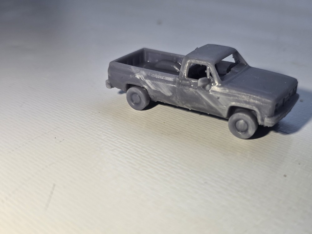 N Scale 1978 Gmc Sierra Undecorated Kit 3D Printed
