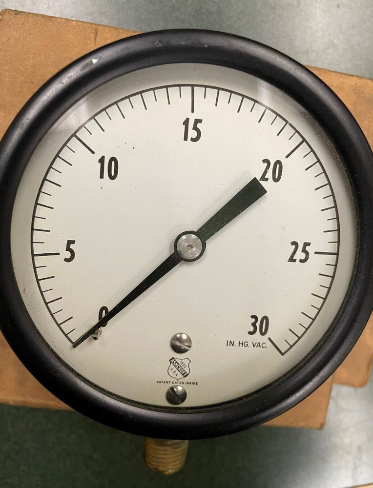 ASHCROFT 1012 3-1/2" VACUUM 1/4" NPT