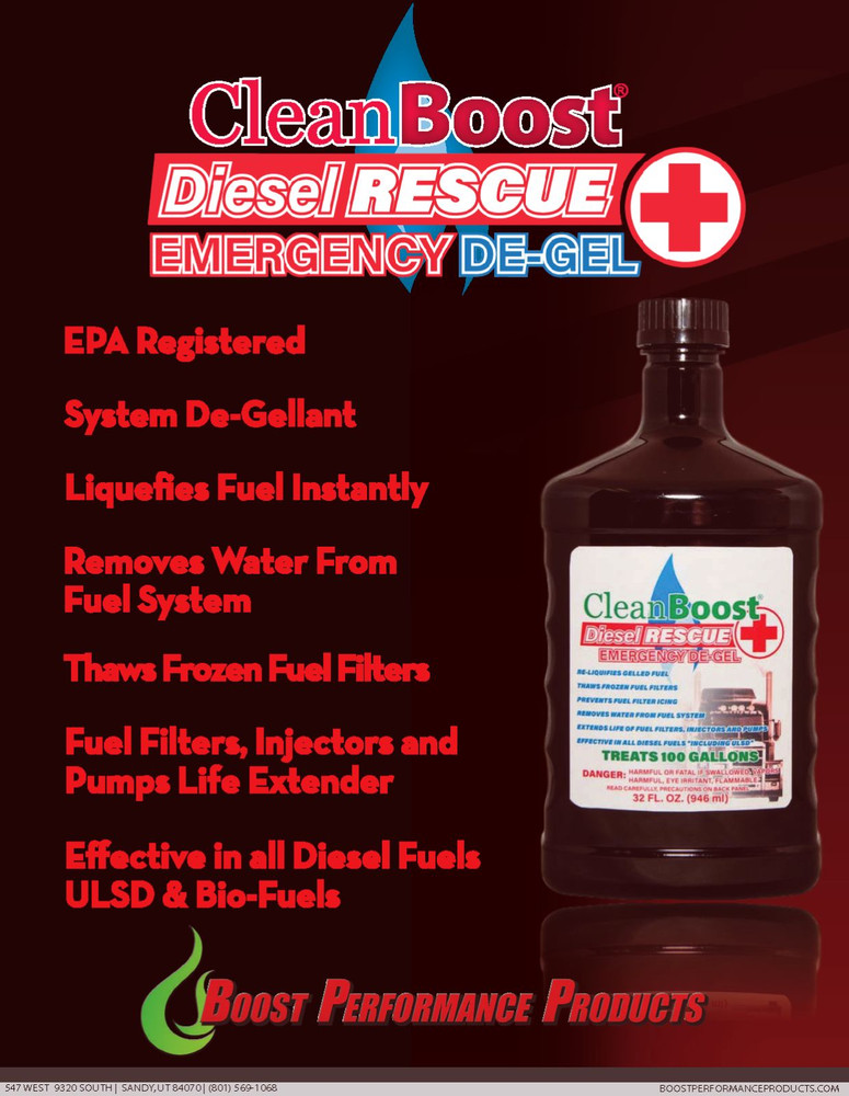 CleanBoost® Diesel Rescue™ 32oz Combo