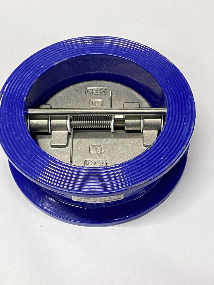 FNW682 5 in. Epoxy Coated Cast Iron Wafer Check Valve