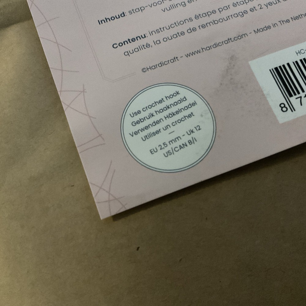 Handicraft Zebra Crochet Kit