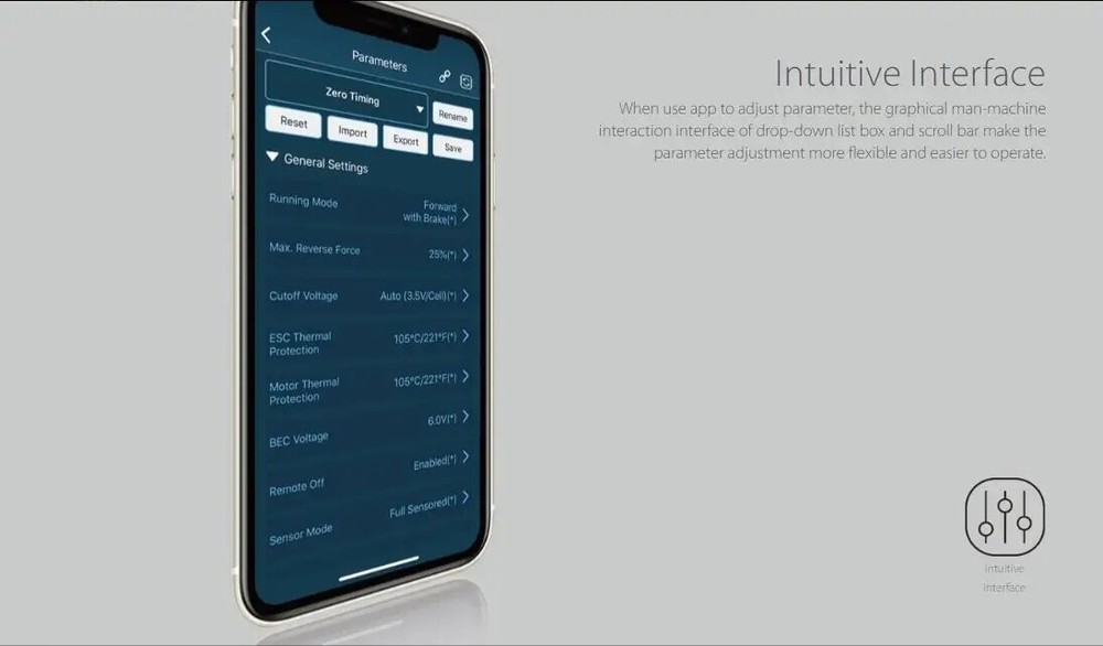 Hobbywing OTA Programmer Wireless Connected to Smartphone Bluetooth transmission