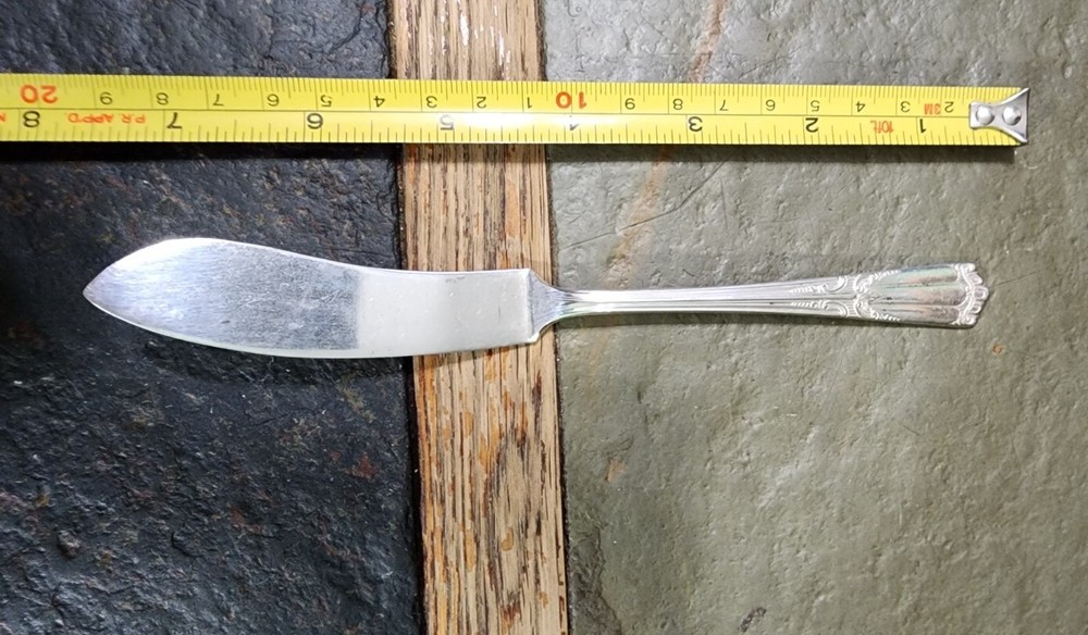 😘 ART DECO c1933 LENOX SILVERPLATED MASTER BUTTER KNIFE 🧈