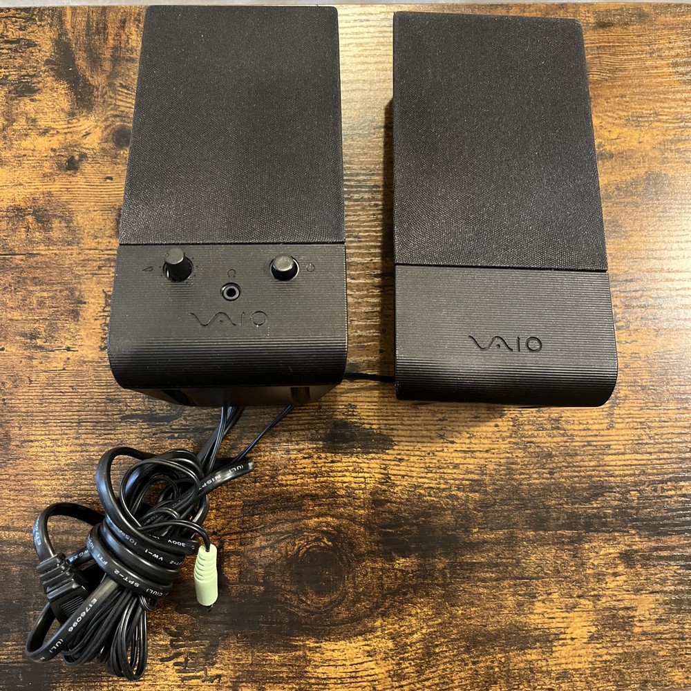 Sony model VGP – SP3, Vaio, Wired computer speaker pair, tested