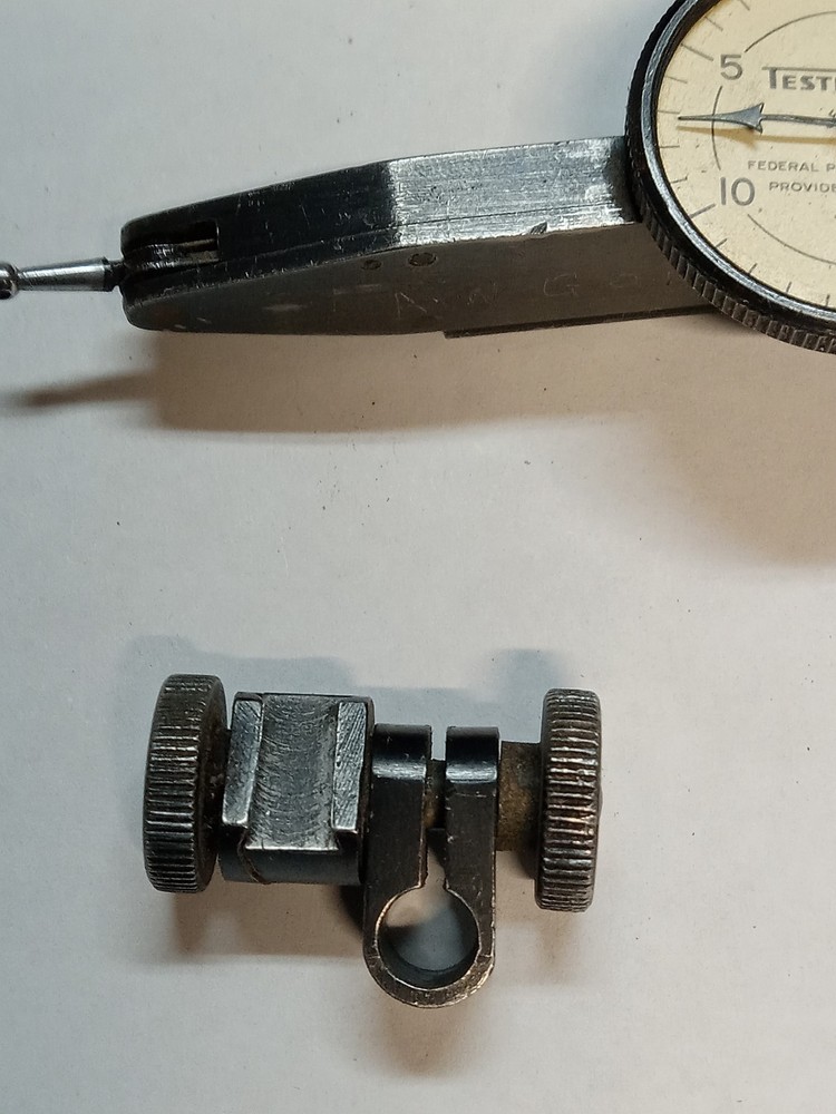 Vintage Federal Testmaster Dial Indicator Set, Case, Lens Missing, Accesories
