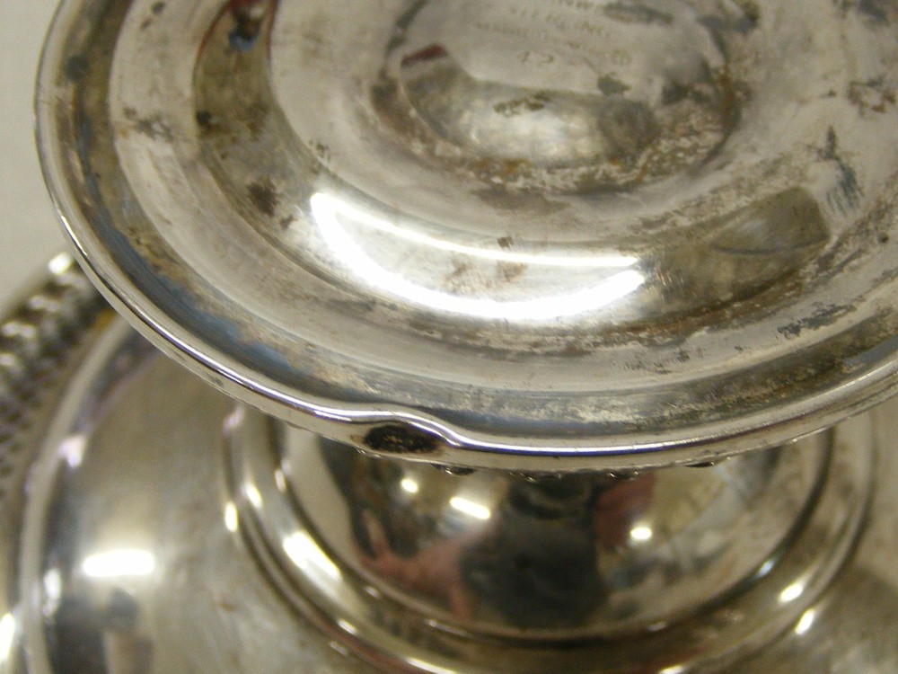 Cornwell 6 1/2" Sterling Silver Weighted Compote Bowl Candy Dish