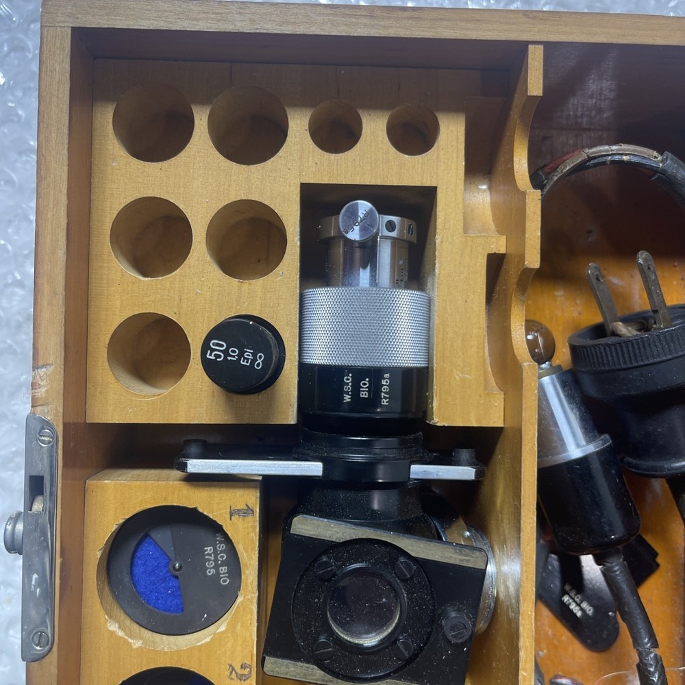 Antique Carl Zeiss Jena Microscope