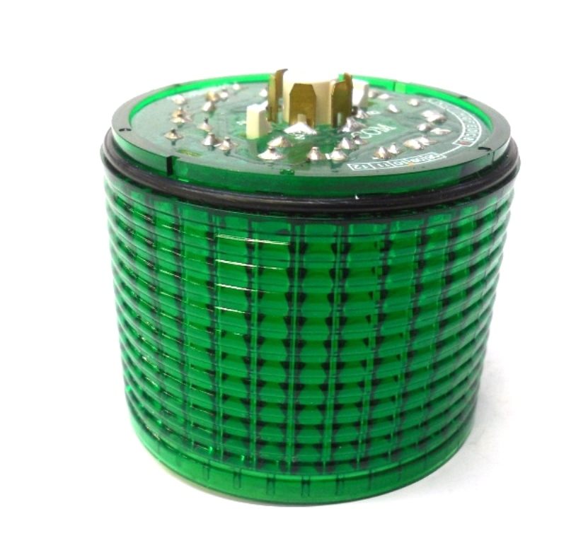 MENICS TOWER LIGHT PTE-G24, TOWER LIGHT, LED MODULE, GREEN, 24VDC, 1 3/4" W