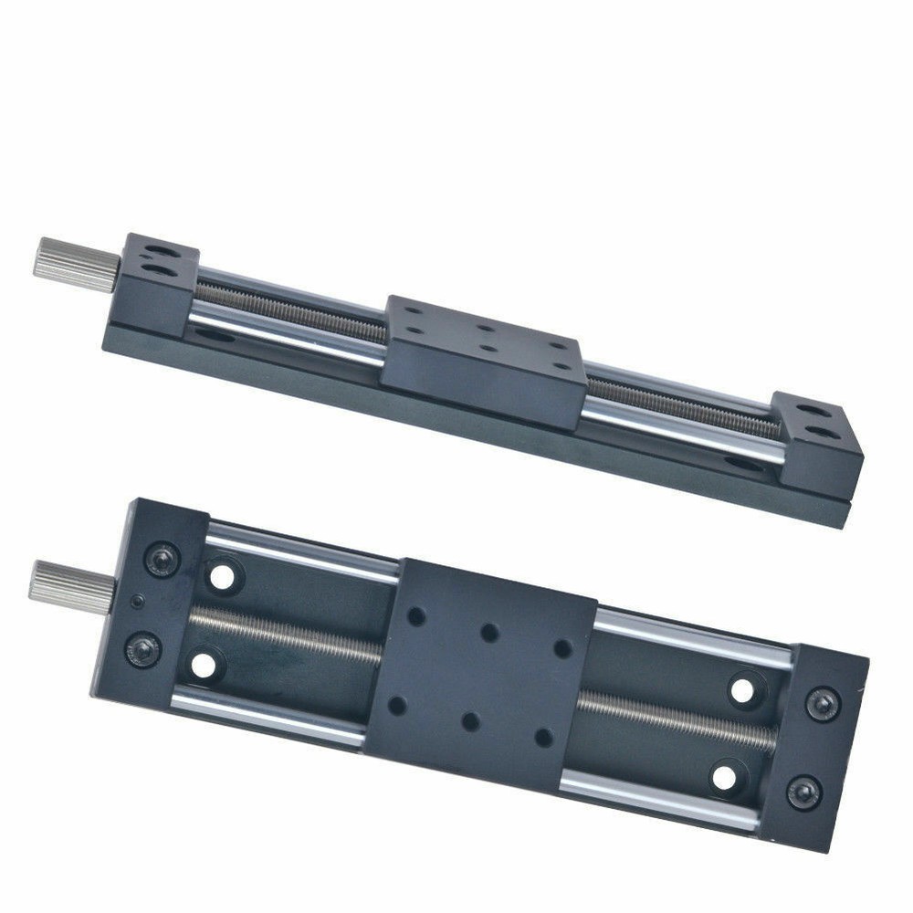 XY Axis Manual Stage Sliding Table Adjustable Aluminium Platform 20mm-80mm
