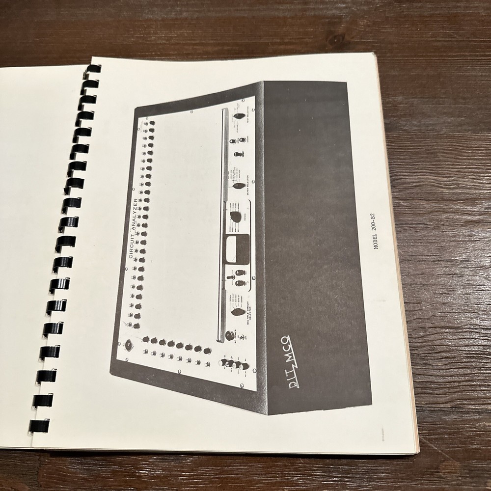 DIT-MCO 200-B2 Automatic Circuit Analyzer Operating Manual TM 70-00063