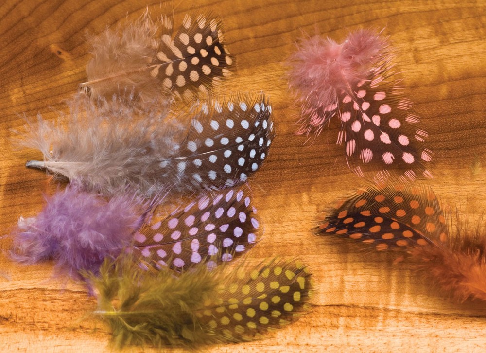 Hareline Strung Guinea Feathers