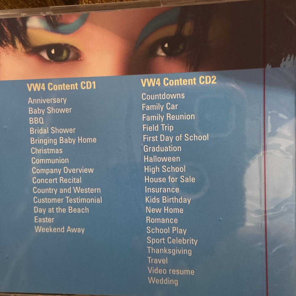 Vintage VIDEOWAVE COMMANDPOST PC & Web Video Editor Version 4.0/NEW/Unused