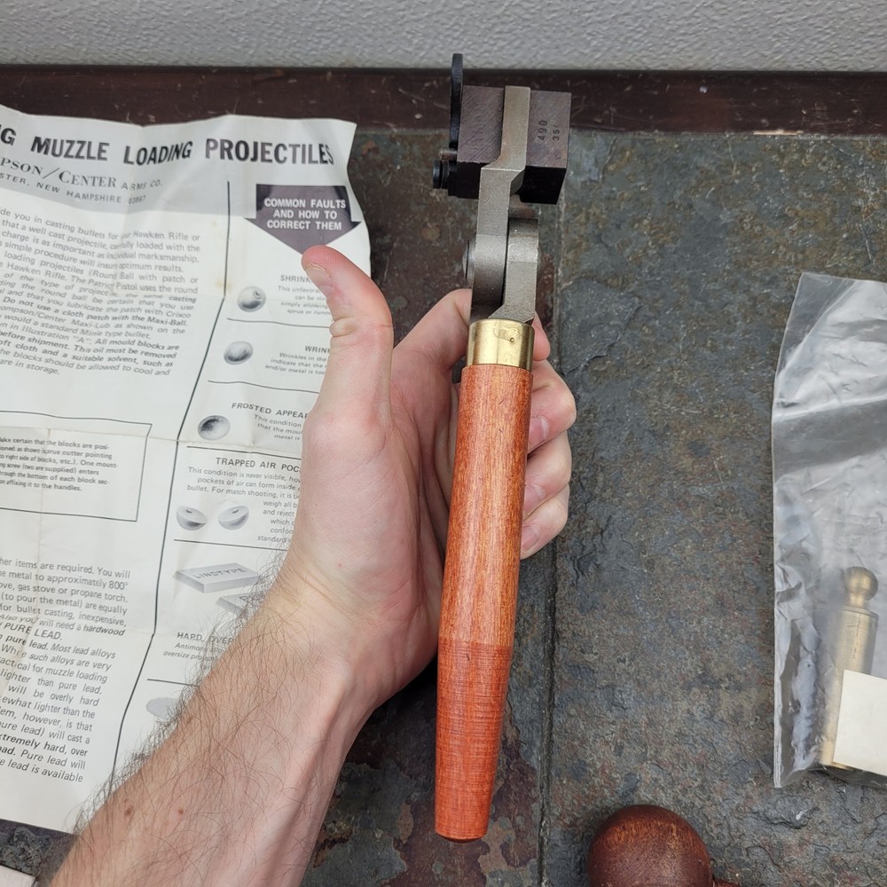 Lyman 490 Single Cavity Round Ball Mold .50 Cal Muzzleloader