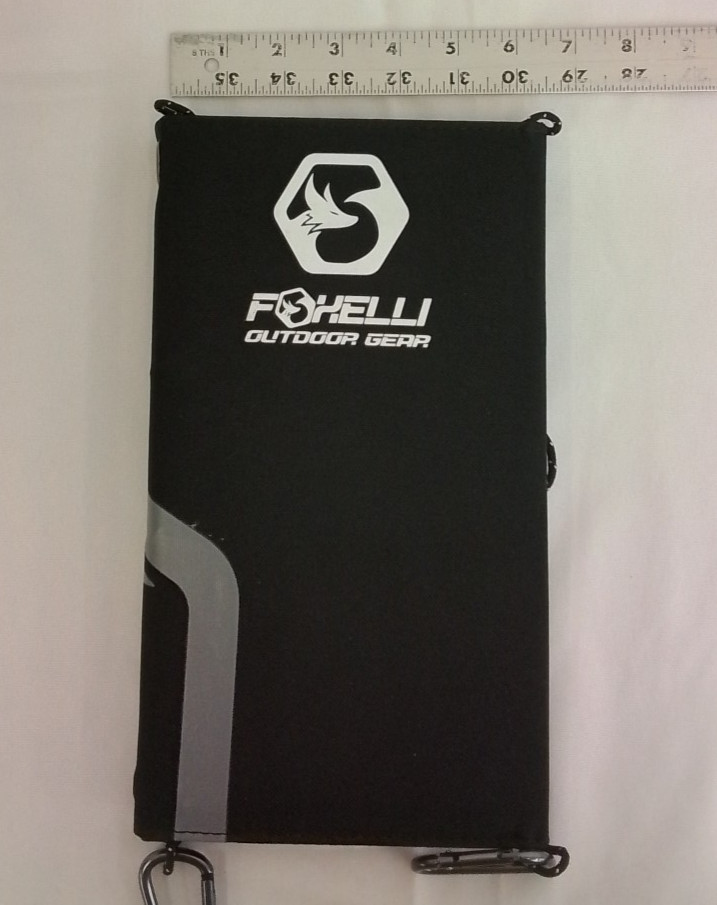 Foxelli USB Folding Solar Panel Tested Working Outdoor/Camping #J4386